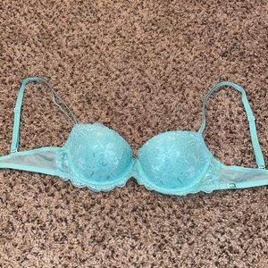 Blue lace Victoria’s Secret Bra 32B